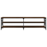 vidaXL Szafka pod TV, brązowy dąb, 180x40x50, materiał drewnopochodny