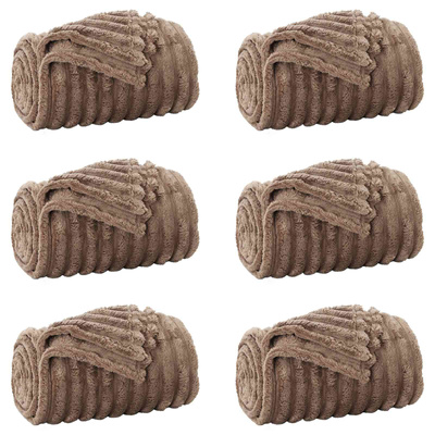 Koce narzutowe 6 pcs Camel 240 x 220 cm Polar