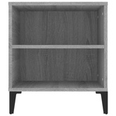 vidaXL Szafka pod TV, szary dąb sonoma, 102x44,5x50 cm