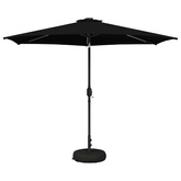 Parasol ogrodowy z oświetleniem LED i podstawą 300 x 300 cm