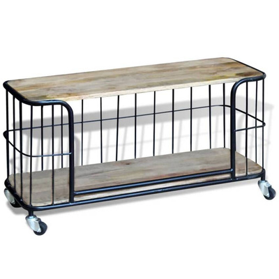 vidaXL Szafka pod TV, drewno mango, 100x40x45 cm