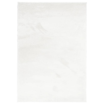 vidaXL Dywan OVIEDO z krótkim włosiem, kremowy, 140x200 cm