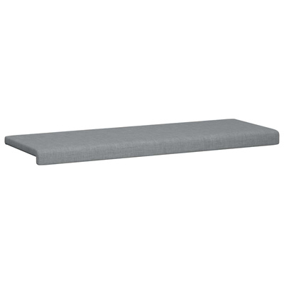 Poduszka na ławkę tkanina jasnoszary Głębokość 35 cm