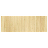 vidaXL Dywan prostokątny, jasny naturalny, 70x200 cm, bambusowy
