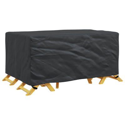 Pokrowiec na meble Gładki Czarny 172 x 113 x 73 cm 420D