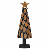 Choinka z podstawą Brązowy 61 cm Lite drewno tekowe