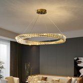 Lampa wisząca LED Abigali Cristal 36W 3000K, złoty