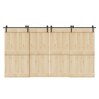 System do montażu drzwi przesuwnych, 400 cm, stal, czarny