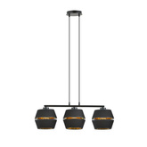 Lampa wisząca  PIANO 3 BLACK/GOLD