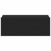 Wiszące szafki nocne, 2 szt., czarne, 40x30x15 cm