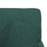 Chaise Lounge z Fartuszkiem 3 szt. Ciemna zieleń tkanina