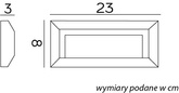 Lampa elewacyjna 2502C DG