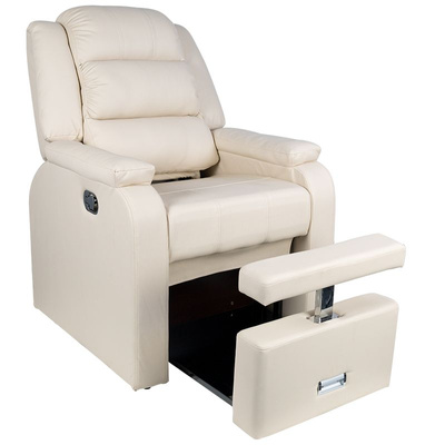 Fotel spa do pedicure Hilton kremowy 126885