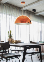 Lampa sufitowa wisząca candellux amalfi 31-26392 e27 miedziany