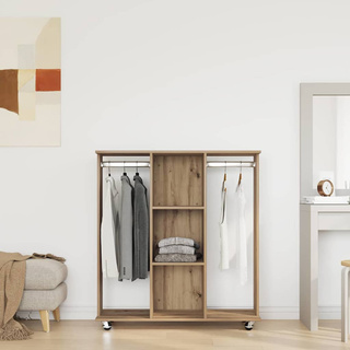 Garderoba dąb artisan 102 x 38 x 110 cm Materiał drewnopochodny