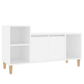 vidaXL Szafka pod TV, biała, 100x35x55 cm, materiał drewnopochodny model standard