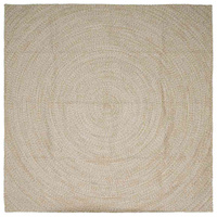 Dywany pokojowe Naturalne i białe 300 x 300 cm Juta