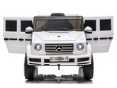 Samochód na akumulator Mercedes G500 Światla LED MP3 Pilot  biały