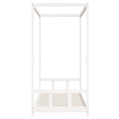 vidaXL Rama łóżka dla dzieci, biała, 90x200 cm, drewno sosnowe model standard