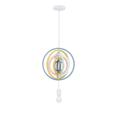 hoops 8 lampa wisząca 1x20w E27 iq kids mix kolor