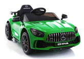Auto Pojazd Na Akumulator Mercedes GT R Dla Dzieci Światła LED MP3 Zielony