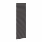 Roleta plisowana czarna 55x200 cm Szerokość tkaniny 54,4cm