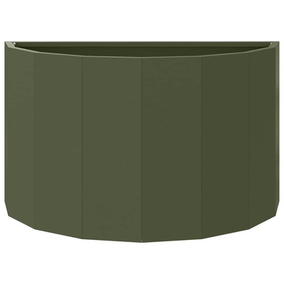 Donica Zielony oliwkowy 60 x 30 x 35 cm Stal