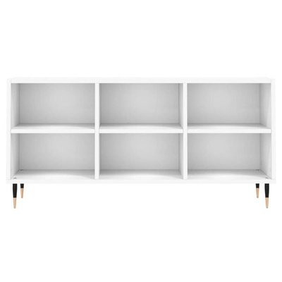 vidaXL Szafka pod TV, biała, 103,5x30x50 cm, materiał drewnopochodny