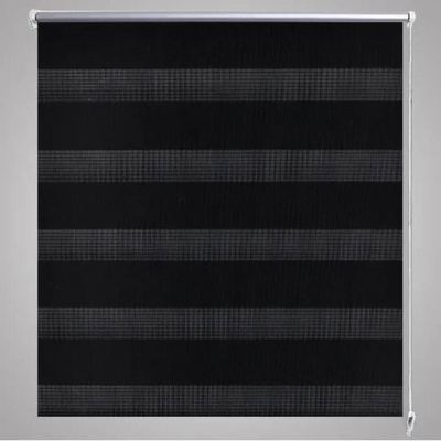 Roleta Zebra 80 x 150 cm Czarna