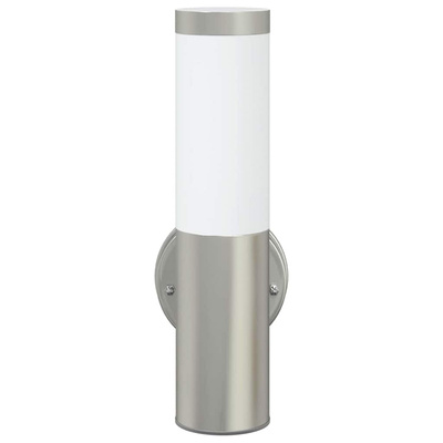 Zewnętrzna lampa ścienna 2 pcs Srebrny 15 x 7,5 x 33 cm