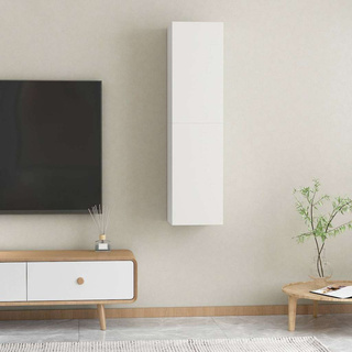 Szafki pod TV, 2 szt., białe, 30,5x30x60 cm