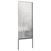 Ekran zapewniający prywatność w ogrodzie Srebrny 50 x 140 cm