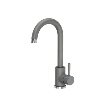 KATE stalowa bateria kuchenna silver stone