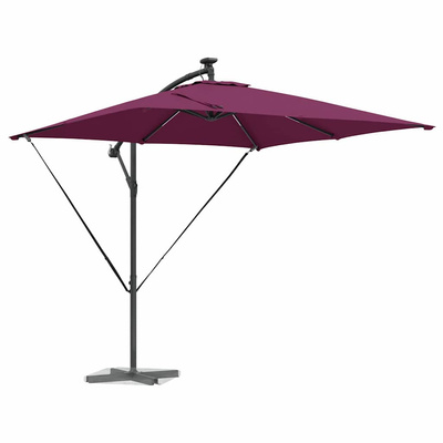 Parasol plażowy Bordeaux Czerwony 249 x 249 x 250 cm