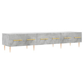 Szafka pod TV, szarość betonu, 150x36x30 cm vidaXL