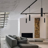 SZYNO-PRZEWODY UNIWERSAL TRACK, 1 FAZOWA, BLACK/WHITE CZARNY/BIALY ULAC67/ULAC21