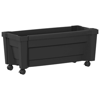 Donica Calypso z kółkami antracytowy 79 x 35 x 33 cm PP