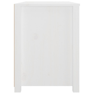 Komoda, biały, 100x40x54 cm, lite drewno sosnowe