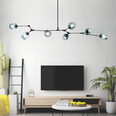 Lampa sufitowa Abigali SMOKEY 9xE27