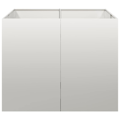 Doniczka 100x100x80 cm Stal nierdzewna