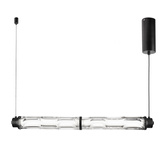 Lampa wisząca Corte szklana pozioma nad stół podwójna LED 18W 3000K