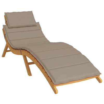 vidaXL Poduszka na leżak, taupe, 186x58x3 cm, tkanina Oxford