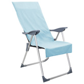 Ręczniki do Krzeseł na Zewnątrz 2 pcs Niebieski 130 x 60 cm