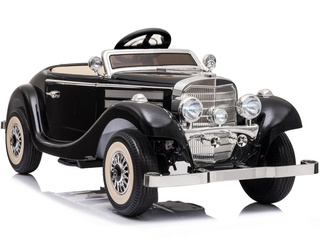 Auto Na Akumulator Mercedes 540K Klasyk Premium Światła LED MP3 Czarny