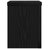 Stojak na rośliny 2 pcs Czarny Dąb 15 x 15 x 20 cm