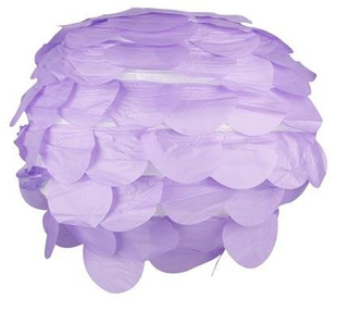 Abażur fioletowy papierowy kokon szyszka Candellux 70-99887