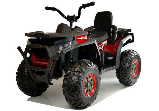 Quad na Akumulator XMX607 Światła LED MP3 Czerwony Lakier
