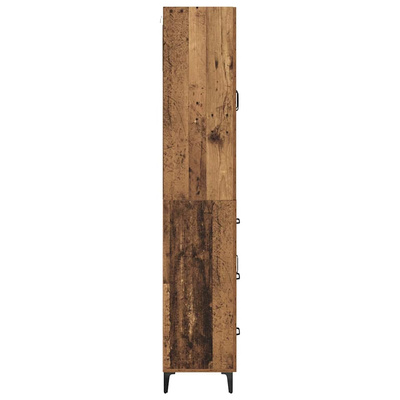 Highboard Stare drewno 69,5 x 34 x 180 cm Drewno inżynieryjne