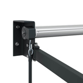 Ręczna markiza chowana Antracyt 3 x 2 m Aluminium