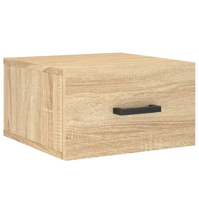 vidaXL Wiszące szafki nocne, 2 szt., dąb sonoma, 35x35x20 cm model standard